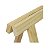 Cavalete de Madeira Pinus p/ Bancada 80x80 cm c/ 2 Unids Gv Office - Imagem 4