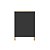 Cavalete Mini Lousa Tripé Preta Quadro Negro p/ Balcão, Propaganda 38x20cm Gv Office - Imagem 1