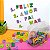 Letras e Números, Alfanumérico, EVA, Magnéticos 36 Peças Colorido 4 cm - Imagem 6