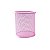 Porta Caneta Porta Treco Redondo Aramado Rosa 9x10 cm Gv Office - Imagem 1