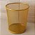 Lixeira de Escritorio, Cesto de lixo Aramado 12L Dourado Gv Office - Imagem 5