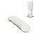 Porta Copo Mini Cake Board Branco 9 cm 3 mm Polipropileno 10 Unidades - Imagem 1