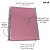 Caderno Fichário Argolado Pasta Organizadora 4 Argolas Rosa Transparente Fechamento com Botão - Imagem 8