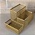 Porta Caneta, Clips, Lembrete, Porta Treco, Dourado, 4 Divisórias Gv Office - Imagem 3