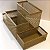 Porta Caneta, Clips, Lembrete, Porta Treco, Dourado, 4 Divisórias Gv Office - Imagem 7