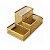 Organizador de Mesa Dourado 4 Divisórias Porta Caneta Clips Lembretes Porta Treco Escritório Gv Office - Imagem 5