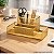Organizador de Mesa Dourado 4 Divisórias Porta Caneta Clips Lembretes Porta Treco Escritório Gv Office - Imagem 13