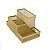 Kit Lixeira de Escritorio Cesto de lixo 10 L, Porta Lápis 4 Divisórias e 1 Porta Treco Redondo Dourado Gv Office - Imagem 13