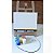 Kit Pintura Infantil Mini Cavalete Tripé Madeira MDF Cru, Tela, Pincel, 6 Tintas e Paleta Gv Office - Imagem 2