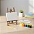 Kit Pintura Infantil Completo Mini Cavalete Tripé MDF Tela Pincel 6 Tintas Paleta Gv Office - Imagem 11