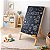 Lousa Infantil Educativa de Madeira Quadro Negro 45x65 cm c/ Suporte - Imagem 12