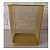 Cesto Lixeira Retangular Metal Aramado Dourada 12L Gv Office - Imagem 6