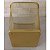 Cesto Lixeira Retangular Metal Aramado Dourada 12L Gv Office - Imagem 7