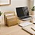 Organizador de Mesa Dourado Porta Treco Porta Dcumentos Metal 3 Divisórias Gv Office - Imagem 11