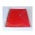 Caderno Fichário Argolado Pasta Organizadora 4 Argolas Vermelho Transparente Fechamento com Botão - Imagem 7