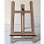 Kit Pintura Infantil Mini Cavalete Tripé Madeira MDF Cru, 2 Telas, Pincel, 6 Tintas e Paleta Gv Office - Imagem 6