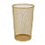 Lixeira Metal Dourada Grande 25 Litros 27x50cm Gv Office - Imagem 1