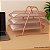 Caixa de Correspondência Organizador de Mesa Tripla Metal Rose Gold - Imagem 7