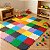 Tapete Tatame EVA Infantil 5mm Colorido 17x17cm 40 Peças Gv Office - Imagem 2