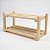 Sapateira Organizadora Madeira Pinus Multiuso 2 Andares Premium 60x30 cm Gv Office - Imagem 1