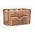 Organizador De Mesa, PortaTreco, Porta Maquiagem, Metal Aramado Rose Gold 21x11cm GV Office - Imagem 4