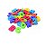Brinquedo p/ Banho Letras e Números Alfanumérico e Bichos Safari EVA Colorido 8 cm - Imagem 1
