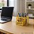 Organizador De Mesa Dourado Luxo PortaTreco Porta Maquiagem Metal Aramado 21x11cm GV Office - Imagem 4