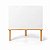 Lousa Infantil Branca com Tripé 60x50cm Quadro Educativo Portátil em Madeira Apagável Ideal para Desenho e Aprendizado - Imagem 1