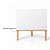 Lousa Infantil Branca com Tripé 60x50cm Quadro Educativo Portátil em Madeira Apagável Ideal para Desenho e Aprendizado - Imagem 8