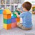 Tapete EVA Brinquedo de Montar Castelo 60 Peças 9 cm Cada Infantil Colorido Educativo - Imagem 2