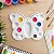 Kit 5 Unidades Paleta de Pintura Borboleta Branco 13 Cavidades para Tintas Guache Aquarela Artesanato Escolar. - Imagem 4