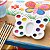 Kit 5 Unidades Paleta de Pintura Borboleta Branco 13 Cavidades para Tintas Guache Aquarela Artesanato Escolar. - Imagem 5