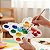 Kit 5 Unidades Paleta de Pintura Borboleta Branco 13 Cavidades para Tintas Guache Aquarela Artesanato Escolar. - Imagem 6