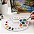 Paleta de Pintura Anatômica Oval Flor 26 Cavidades para Tintas Acrílica Guache e Aquarela Gv Office - Imagem 2