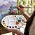 Paleta de Pintura Anatômica Oval Flor 26 Cavidades para Tintas Acrílica Guache e Aquarela Gv Office - Imagem 5