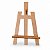 Kit Pintura Infantil Mini Cavalete Tripé Completo Tela Pincel 6 Tintas Paleta Gv Office - Imagem 3