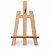 Mini Cavalete Tripé 30 x 20 cm Madeira MDF Cru Suporte Para Festa Eventos Artesanato Gv Office - Imagem 1