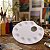 Paleta de Pintura Oval Branca com 10 Cavidades 22x17 cm Suporte Profissional para Mistura de Cores em Ateliê e Artesanato - Imagem 6