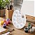 Paleta de Pintura Profissional 10 Cavidades 22x17 cm Branca Ergonômica para Tintas Gv Office - Imagem 6
