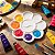 Kit 5 Unidades Mini Paleta para Pintura Flor Branco 8 cm 12 Cavidades - Imagem 2