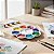 Kit 5 Unidades Mini Paleta para Pintura Flor Branco 8 cm 12 Cavidades - Imagem 7