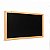 Quadro Negro Lousa 80x60 cm Moldura de Madeira para Escrever com Giz GV Office - Imagem 2