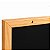 Quadro Negro Lousa 80x60 cm Moldura de Madeira para Escrever com Giz GV Office - Imagem 3