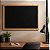 Quadro Negro Lousa 80x60 cm Moldura de Madeira para Escrever com Giz GV Office - Imagem 5