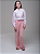 Calça Linho Wide Leg Rosa Infantil - Imagem 1