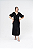 Vestido Linho Midi Preto Adulto - Imagem 2