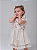 Vestido Linho Bordado Cru Infantil - Imagem 1