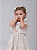 Vestido Linho Bordado Cru Infantil - Imagem 2