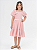 Vestido Linho Rosa Manga Balone Infantil - Imagem 2