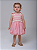 Vestido Linho Balone Rosa Infantil - Imagem 1